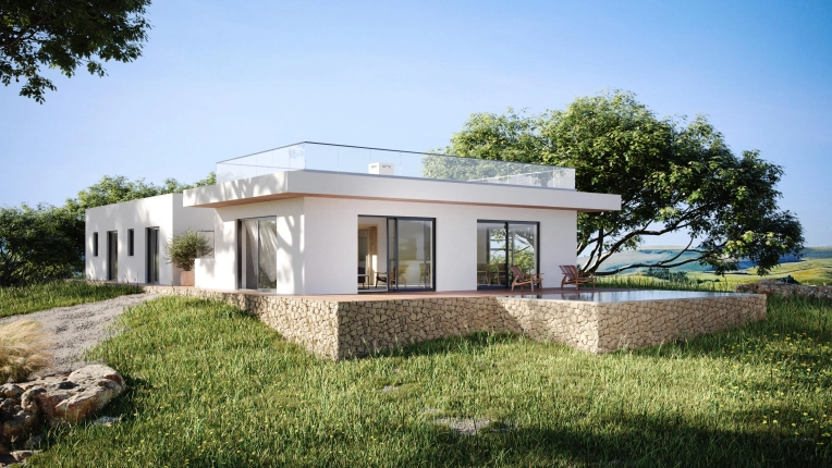 Single-Family Homes, Passive House / Eco-friendly, Minimalist, Contemporary