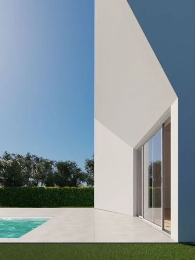 Patios & Terraces, Single-Family Homes, Passive House / Eco-friendly, Farmhouse, Exterior, Swimming Pools, Contemporary, modern