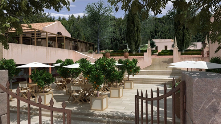 Conversion, Landscape Design, Feasibility Studies, Patios & Terraces, Hotels / Restaurants, Exterior, New Build, Public Access Buildings, Renovation, Contemporary