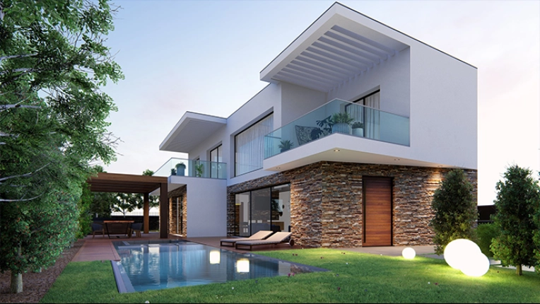 Building Upgrades, Landscape Design, Feasibility Studies, Patios & Terraces, Single-Family Homes, Farmhouse, Exterior, Swimming Pools, New Build, Futuristic, Contemporary