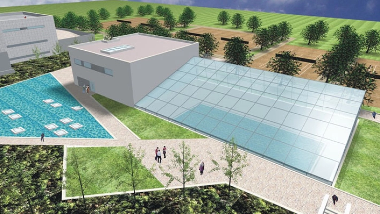 Landscape Design, Feasibility Studies, Patios & Terraces, Exterior, Swimming Pools, New Build, Public Access Buildings, Contemporary, modern