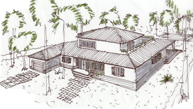 Building Upgrades, Single-Family Homes, Farmhouse, Exterior, New Build, Asian